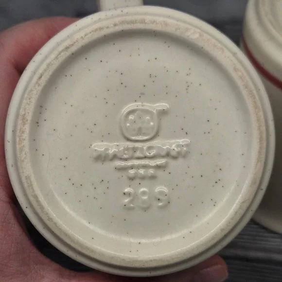 VTG Pfaltzgraff Saratoga Aztec Southwestern Speckled Stoneware Mugs, Set 4, RARE - Picture 9 of 16